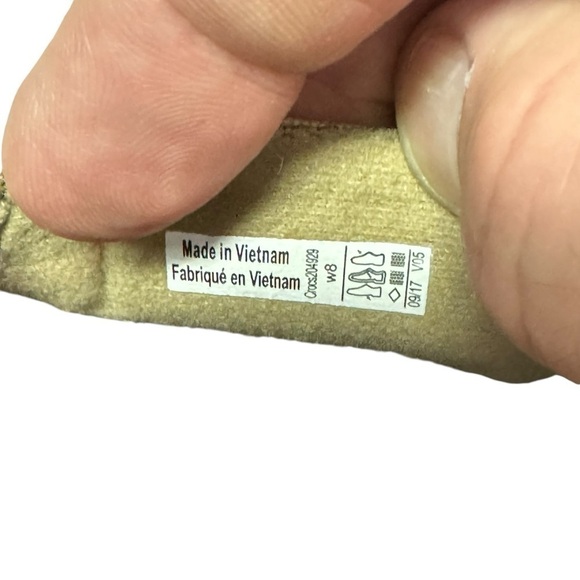 Crocs Shoes Womens 8 Citilane Low Flats 204929 Brown Fabric Slip on Round Toe - Picture 7 of 8